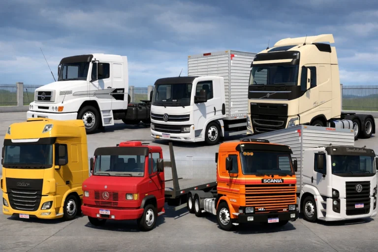pack de caminhoes brasileiros ets2 - Modwork Brasil